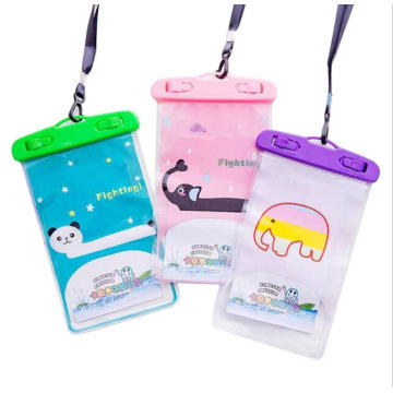 Waterproof beautiful  phone case bag women mobile phone bag cases with button